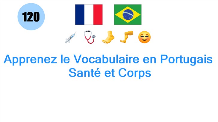 Apprenez le Vocabulaire en Portugais: Santé et Corps